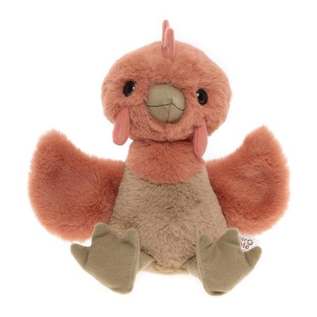 Bear & Me by Charlie Bears Huhn Chlucky Chicken aus herbstorangen Plüsch mit schwarzen Knopfaugen