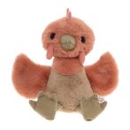 Bear & Me by Charlie Bears Huhn Chlucky Chicken aus herbstorangen Plüsch mit schwarzen Knopfaugen