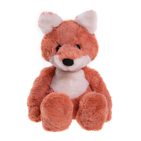 Bear & Me by Charlie Bears Fuchs Folly Fox aus zart orangem Plüsch mit weißen Pfoten und weißer Schnauze