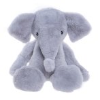 Bear & Me by Charlie Bears Elefant Effi aus hellgrauem Plüsch mit schwarzen Knopfaugen