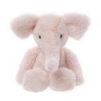 Bear & Me by Charlie Bears Elefant Effi  aus puderrosa Plüsch mit schwarzen Knopfaugen