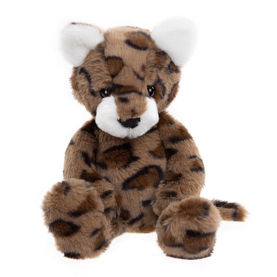 Bear & Me by Charlie Bears Leopard Lenny aus geflecktem Plüsch mit weißen Innenohren und weißer Schnauze