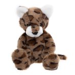 Bear & Me by Charlie Bears Leopard Lenny aus geflecktem Plüsch mit weißen Innenohren und weißer Schnauze