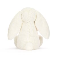 Jellycat Hase Bashful Bunny mit einer roten Rose, Rückseite Kuscheltier