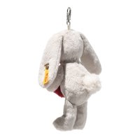 Rückseite Steiff Friends Anhänger Hase Hoppie Love hellgrau