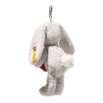 Rückseite Steiff Friends Anhänger Hase Hoppie Love hellgrau