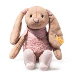 Steiff Friends Kuscheltier Hase Hoppie Cowgirl braun / rosa