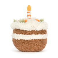 Jellycat Karottenkuchen Amuseables Carrot Cake, Rückseite Kuscheltier