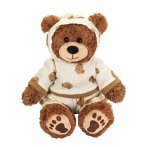 Hermann TEDDY Teddybär Leonie mit Schlafanzug, Vorderseite Kuscheltier