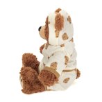 Hermann TEDDY Kuscheltier Teddybär Leonie mit Schlafanzug von der Seite