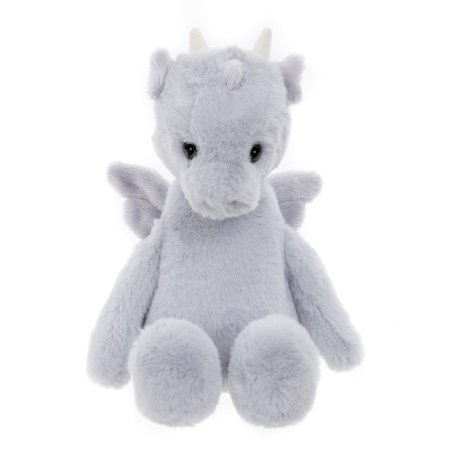 Bear & Me by Charlie Bears Drache Draco Cloudy Grey aus hellgrauem Plüsch mit schwarzen Knopfaugen