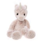 Bear & Me by Charlie Bears Einhorn Star aus zart apricotrosa Plüsch mit schwarzen Knopfaugen