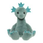 Bear & Me by Charlie Bears Monster Nessie Loch Ness aus moosgrünem Plüsch mit schwarzen Knopfaugen