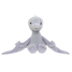 Bear & Me by Charlie Bears Flugsaurier Wings Pterodactyl aus hellgrauem Plüsch mit schwarzen Knopfaugen