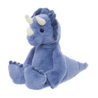 Bear & Me by Charlie Bears Kuscheltier Triceratops Troy Denim Blue von der Seite