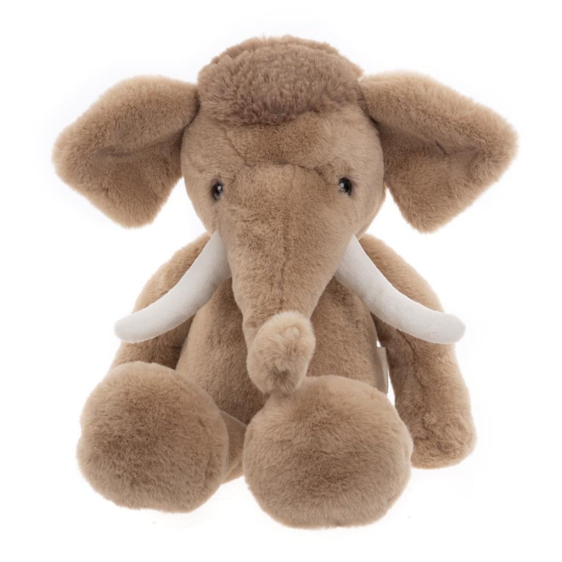 Bear & Me by Charlie Bears Mammut Wally Mammoth aus hellbraunem Plüsch mit weißen Stoßzähnen
