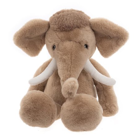 Bear & Me by Charlie Bears Mammut Wally Mammoth aus hellbraunem Plüsch mit weißen Stoßzähnen