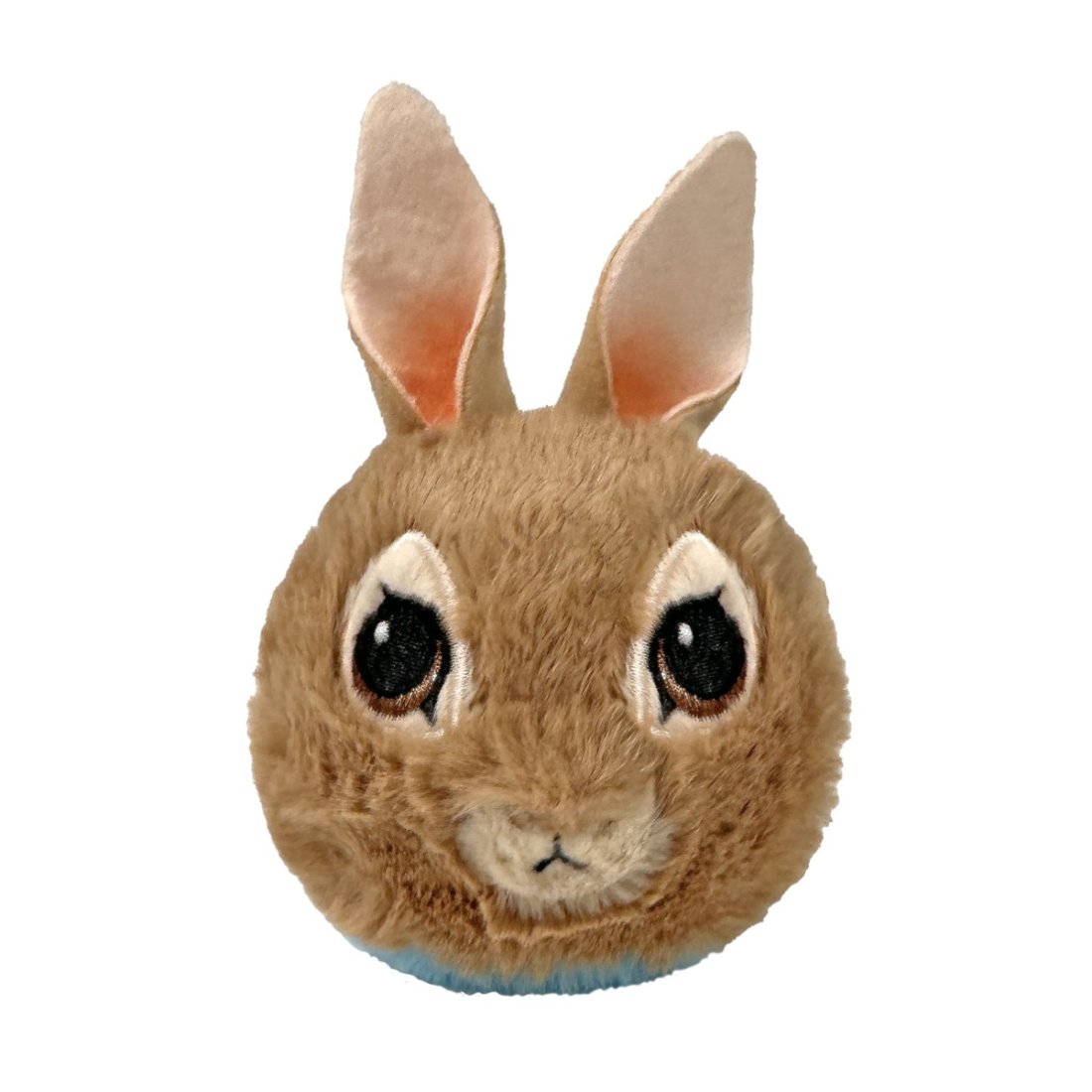 Brauner Plüschball Ty Beanie Bouncer Peter Hase mit großen Augen und langen Ohren