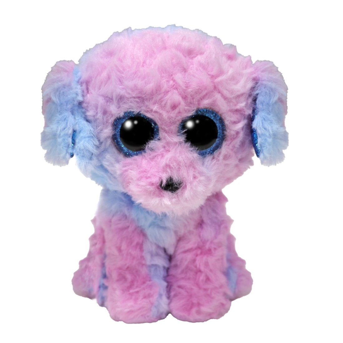 Ty Beanie Boos Kuscheltier Pudel Flora aus buntem Plüsch, 15cm groß