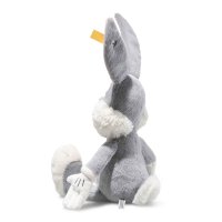 Steiff Friends Looney Tunes Hase Bugs Bunny grau-weiß, Rückseite Kuscheltier