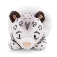 NICI Wild Winter Schneeleopard Eleni Snowbell liegend, Vorderseite Kuscheltier