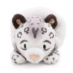 NICI Wild Winter Schneeleopard Eleni Snowbell liegend, Vorderseite Kuscheltier