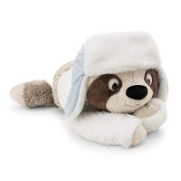NICI Wild Winter Kuscheltier Faultier Izzy Icetumbler mit Mütze liegend