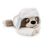 NICI Wild Winter Kuscheltier Faultier Izzy Icetumbler mit Mütze liegend
