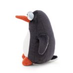 NICI Wild Winter Pinguin Jorge Thunder, sitzendes Kuscheltier von der Seite