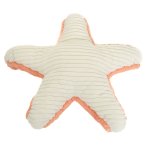 Hermann TEDDY Herzekind Kuscheltier Seestern Fluffy, Rückseite aus cremeweißem Cord