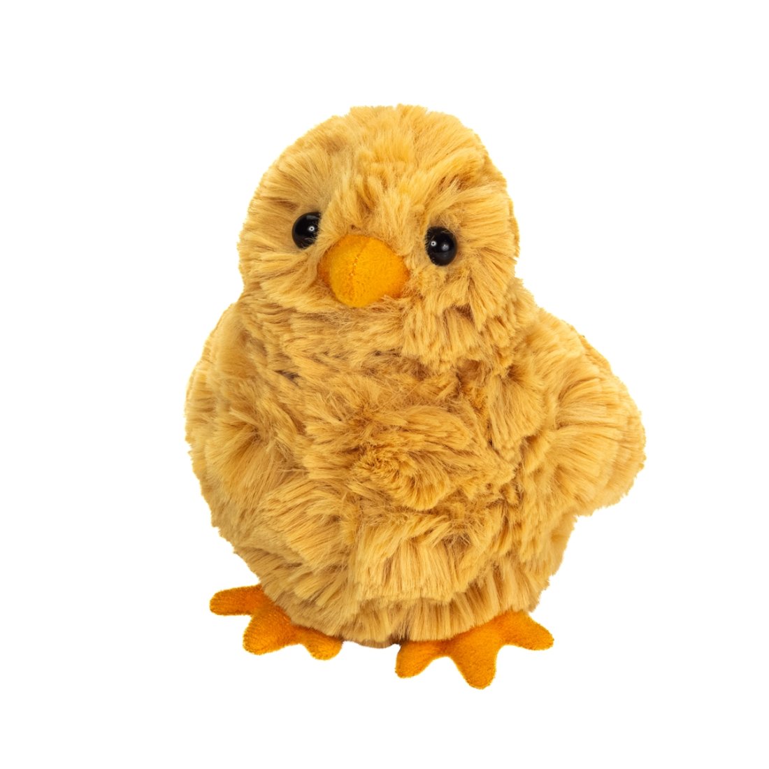 Hermann TEDDY Herzekind Kuscheltier Küken Daisy aus gelbem Plüsch mit schwarzen Knopfaugen