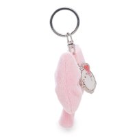 NICI Molang Anhänger rosa Schleife mit Charm von der Seite