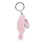 NICI Molang Anhänger rosa Schleife mit Charm von der Seite