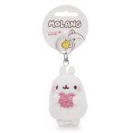 NICI Molang Anhänger mit rosa Schleife und Headerkarte