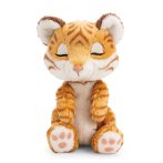 NICI Sleeping Pets Tiger aus getigertem Plüsch mit gestickten, geschlossenen Augen