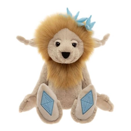 Bearhouse by Charlie Bears Trollmädchen Topaz Blue Vorderseite Kuscheltier