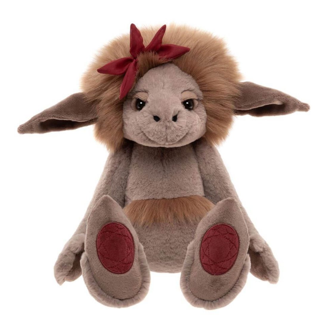 Bearhouse by Charlie Bears Trollmädchen Ruby Roo Vorderseite Kuscheltier