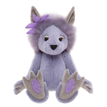 Bearhouse by Charlie Bears Trollmädchen Amethyst Boo Vorderseite Kuscheltier