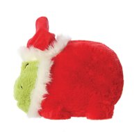 Aurora Spudsters Kuscheltier Dr. Seuss der Grinch Santa von der Seite