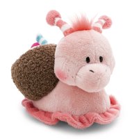 NICI Summer Schnecke aus rosa Plüsch mit einer Kokosnuss als Schneckenhaus