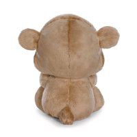 NICI Love Teddy Bär braun mit Herz, Rückseite Kuscheltier