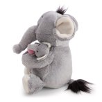 NICI Little & Me Kuscheltier Elefant mit Kind von der Seite