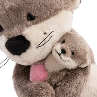 NICI Little & Me Ottermama mit Kind in Nahaufnahme