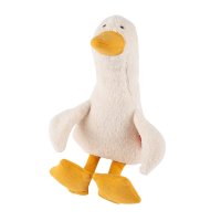 sigikid Natural Friends Ente, Vorderseite sitzendes Schlenkerkuscheltier