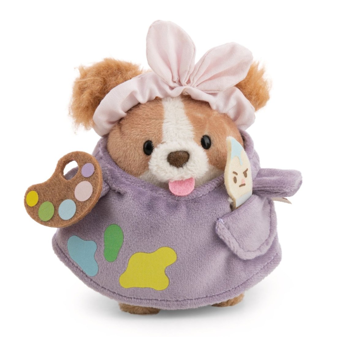 NICI mymochi Spaniel Brushy mit Pinsel + Malerkostüm