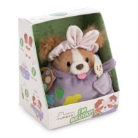 NICI mymochi Spaniel Brushy mit Pinsel + Malerkostüm in einer bunten Geschenkverpackung