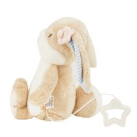 sitzende Sterntaler Spieluhr Hase Hanni von der Seite