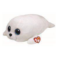 Ty Beanie Boos Kuscheltier Robbe Icy weiss 
