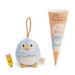 NICI mymochi Loopanhänger Pinguin Waddle, Bleistift Moodi und eine bunte Schultüte