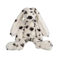 Happy Horse Kuscheltier Hase Richie weiß mit schwarzen Flecken